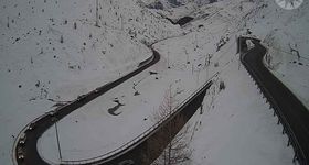 Pass Foscagno von Livigno nach Bormio