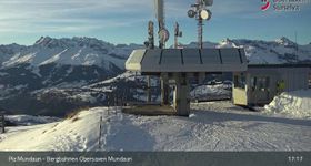 Webcam zeigt die aktuelle Schneelage in Obersaxen Mundaun Val Lumnezia