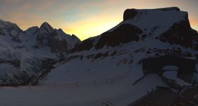 Webcam zeigt die aktuelle Schneelage in Arabba / Marmolada