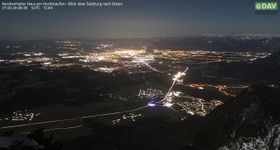 Reichenhaller Haus am Hochstaufen - Blick östlich nach Salzburg