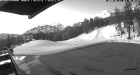 Webcam zeigt die aktuelle Schneelage in Moosalpregion - Bürchen/Törbel