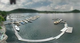 Sailing Harbour Rehbach at Lake Eder