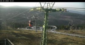 Webcam zeigt die aktuelle Schneelage in Erlebnisbocksberg Hahnenklee