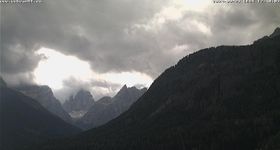 Sexten: Ausblick von Hotel Gruber