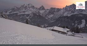Sextner Dolomites Skiing Mountain Helm