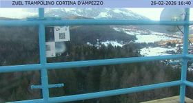 Cortina d'Ampezzo: View from ski jump area