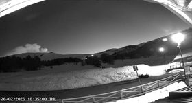 Webcam zeigt die aktuelle Schneelage in Ätna Nord - Piano Provenzana