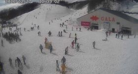 Skigebiet Gala Yuzawa - Blick auf die Piste