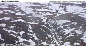 Skigebiet Glencoe Mountain - Cliffhanger Sessellift