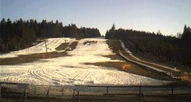 Webcam zeigt die aktuelle Schneelage in Familienskigebiet Sahnehang