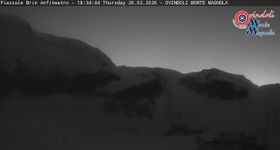 Webcam zeigt die aktuelle Schneelage in Monte Magnola - Ovindoli