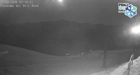 Webcam zeigt die aktuelle Schneelage in Prali