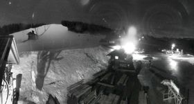 Webcam zeigt die aktuelle Schneelage in Simonhöhe bei Sankt Urban