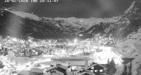 Zermatt: Blick über das Dorf von Spiss