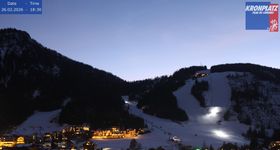 Webcam zeigt die aktuelle Schneelage in Kronplatz