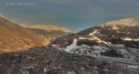 Webcam zeigt die aktuelle Schneelage in Bormio