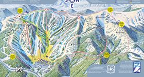 Pistenplan Monarch Mountain