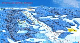 Pistenplan Moninec