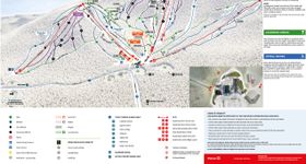 Pistenplan Mont Orford