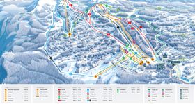 Pistenplan Nesbyen - Nesfjellet Alpin