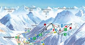 Pistenplan Nesselwängle