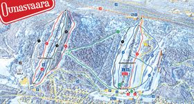 Pistenplan Ounasvaara