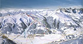 Pistenplan Obertilliach - Golzentipp