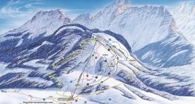 Pistenplan Abtenau im Lammertal