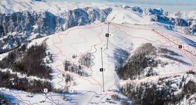 Pistenplan Aflenzer Bürgeralm