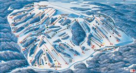 Pistenplan Afton Alps Ski Area