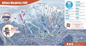 Pistenplan Aillons Margeriaz