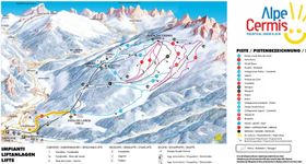 Pistenplan Alpe Cermis
