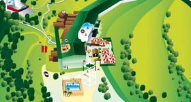 Pistenplan Skihalle Alpincenter Bottrop