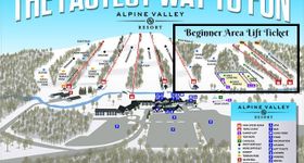 Pistenplan Alpine Valley Resort WI
