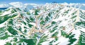 Pistenplan Alpine Meadows