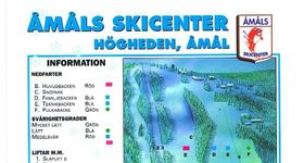 Pistenplan Amals Skicenter