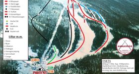 Pistenplan Ammarnäsfjäll