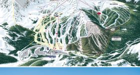Pistenplan Arapahoe Basin