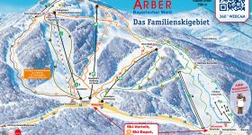 Pistenplan Arber