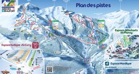 Pistenplan Arêches Beaufort