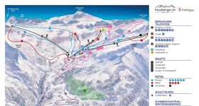 Pistenplan Fideriser Heuberge
