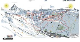Pistenplan Astun