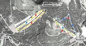 Pistenplan Bühlertallift Hundseck