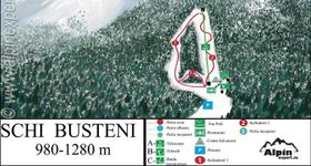 Pistenplan Busteni - Kalinderu