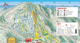 Pistenplan Burke Mountain