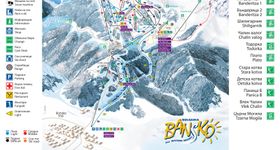 Pistenplan Bansko