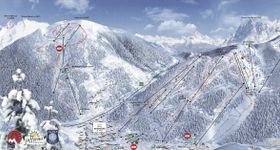 Pistenplan Bardonecchia