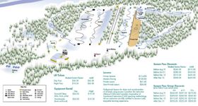 Pistenplan Batawa Ski Hill