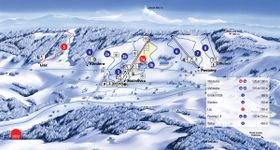 Pistenplan Bedrichov (Friedrichswald)