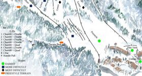 Pistenplan Beech Mountain Resort